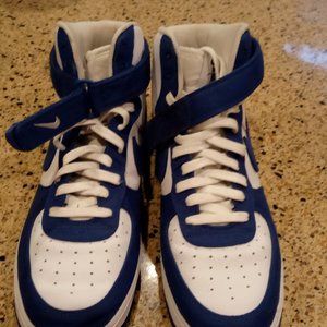 Nike Air Force 1 High EMB Dodgers Size 10.5 DC8168-100